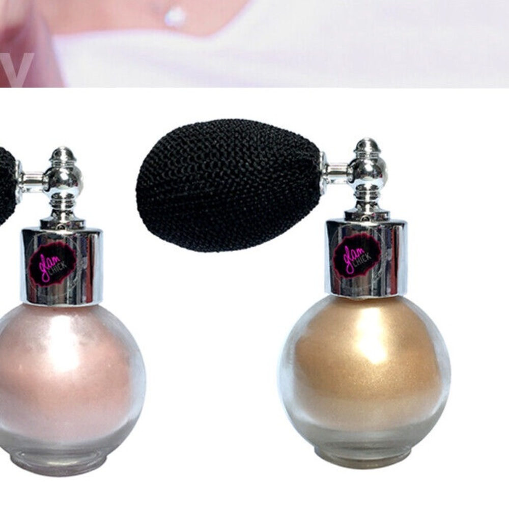 Glam Chick Shimmer Powder Face & Body Glitter Scented NEW